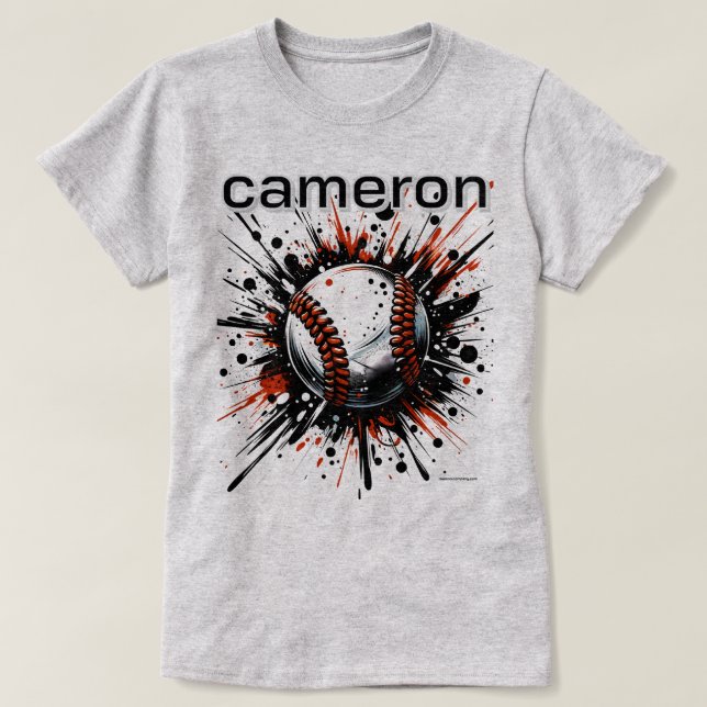 Custom Baseball Mom Tee - Baseball Graphic Tee (Design framsida)