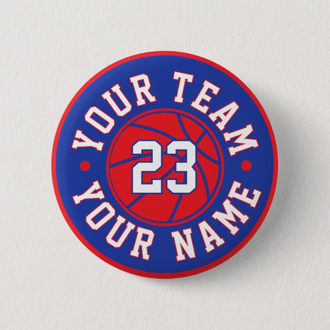 Custom Basketball Player Button Knapp (Framsida)