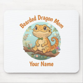 Custom Bearded Dragon Mom Mouse Pad Musmatta