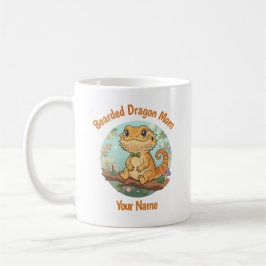 Custom Bearded Dragon Mom Mug Kaffemugg