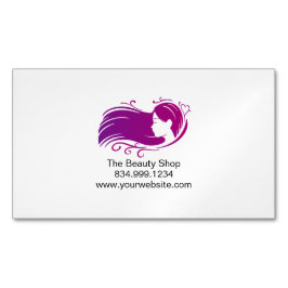 Custom Beauty Salon Magnetic Business Card Magnetiska Visitkort