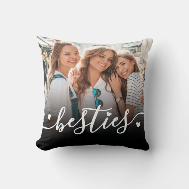 Custom Best Friends Photo Keepsake Kudde (Framsida)
