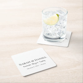 Custom Beverage Coasters Custom Paper Coasters Underlägg Papper Kvadrat