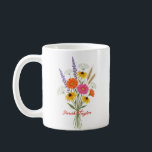 Custom Birth Flower Daisy Personalized Mug Kaffemugg<br><div class="desc">Celebrate a special connection with our Watercolor Birth Flower Personalized Mug. Featuring a floral illustration that represents the unique beauty of their birth month, this mug blends artistic flair with everyday functionality. The soft, ethereal watercolor textures pop against the crisp ceramic, creating a piece that feels more like a work...</div>