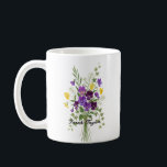 Custom Birth Flower Violet Personalized Mug Kaffemugg<br><div class="desc">Celebrate a special connection with our Watercolor Birth Flower Personalized Mug. Featuring a floral illustration that represents the unique beauty of their birth month, this mug blends artistic flair with everyday functionality. The soft, ethereal watercolor textures pop against the crisp ceramic, creating a piece that feels more like a work...</div>