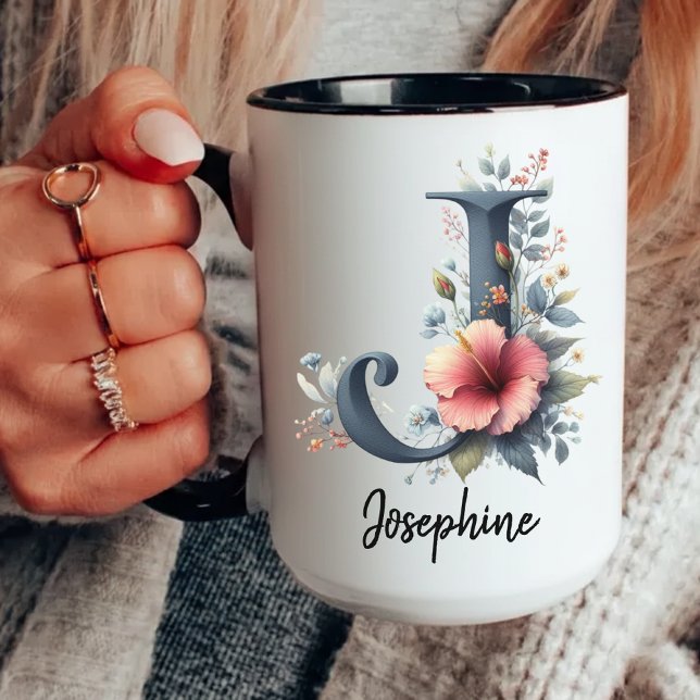 Custom Birth Month Wildflower Mug for Mom & Friend Mugg (personalized mug women, mom coffee mug, grandma gift mug, mother’s day mug, birthday mug for her,)