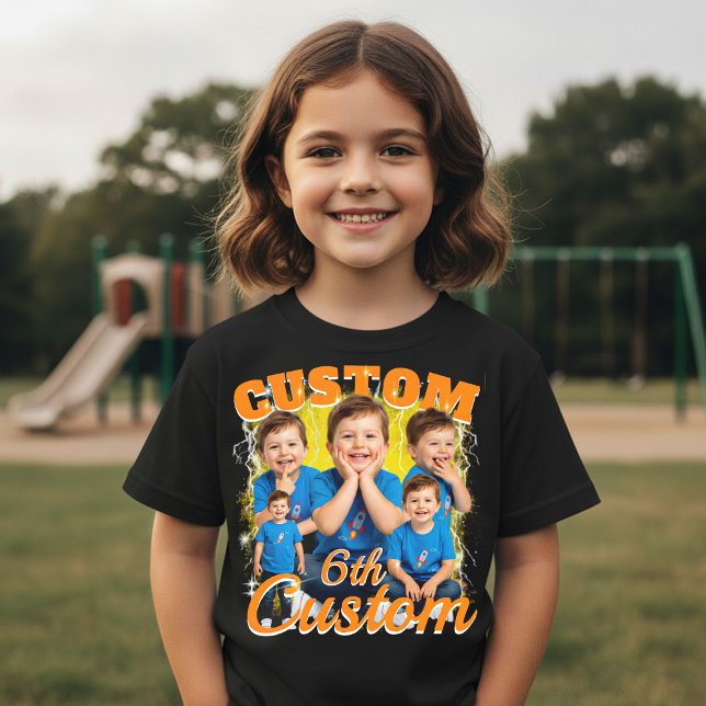 Custom birthday gift bootleg for your Kid 90s T Shirt (Skapare uppladdad)