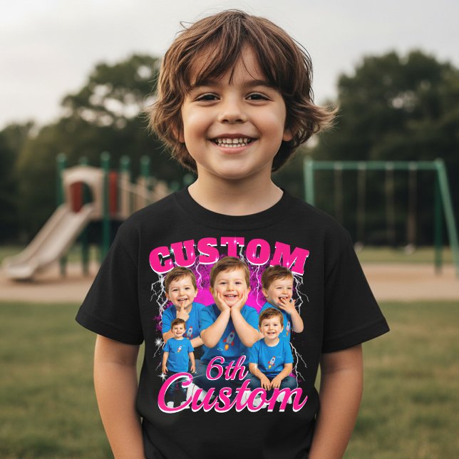 Custom birthday gift bootleg for your Kid 90s T Shirt (Skapare uppladdad)