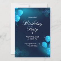 Custom Birthday Invitation Card