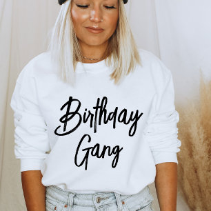 Custom Birthday Queen and Crew Squad Group Party T Shirt