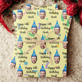 Custom Birthday Wrapping Paper, Happy Birthday