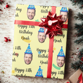 Custom Birthday Wrapping Paper, Happy Birthday Presentpapper