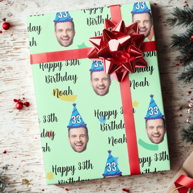 Custom Birthday Wrapping Paper Presentpapper (Skapare uppladdad)