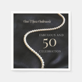 Custom Black 50 and Fabulous Pappersservett