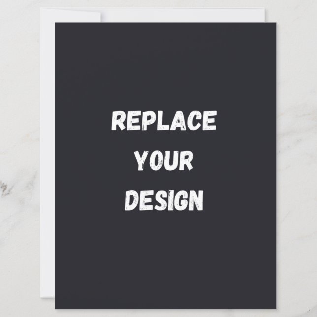 Custom black simple Design Add Photo or Text (Framsida)