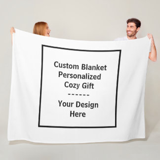 Custom Blanket – Personalized Cozy Gift Fleecefilt