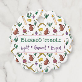 Custom Blessed Imbolc Light Renewal Brigid  Gåvor Etiketter