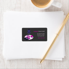 Custom Book Club Address Labels Adressetikett