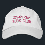 Custom Book Club Name Broderad Keps<br><div class="desc">Show off your love of reading (and your favorite reading crew) with this custom embroidered book club hat! Personalized with your book club name or any custom text, this hat is the perfect blend of cozy, casual, and bookish style. Use Zazzle’s easy design tools to choose your preferred fonts and...</div>