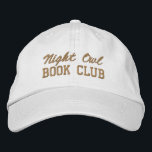 Custom Book Club Name Broderad Keps<br><div class="desc">Show off your love of reading (and your favorite reading crew) with this custom embroidered book club hat! Personalized with your book club name or any custom text, this hat is the perfect blend of cozy, casual, and bookish style. Use Zazzle’s easy design tools to choose your preferred fonts and...</div>