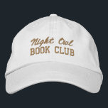Custom Book Club Name Broderad Keps<br><div class="desc">Show off your love of reading (and your favorite reading crew) with this custom embroidered book club hat! Personalized with your book club name or any custom text, this hat is the perfect blend of cozy, casual, and bookish style. Use Zazzle’s easy design tools to choose your preferred fonts and...</div>