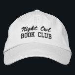 Custom Book Club Name Broderad Keps<br><div class="desc">Show off your love of reading (and your favorite reading crew) with this custom embroidered book club hat! Personalized with your book club name or any custom text, this hat is the perfect blend of cozy, casual, and bookish style. Use Zazzle’s easy design tools to choose your preferred fonts and...</div>