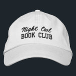 Custom Book Club Name Broderad Keps<br><div class="desc">Show off your love of reading (and your favorite reading crew) with this custom embroidered book club hat! Personalized with your book club name or any custom text, this hat is the perfect blend of cozy, casual, and bookish style. Use Zazzle’s easy design tools to choose your preferred fonts and...</div>