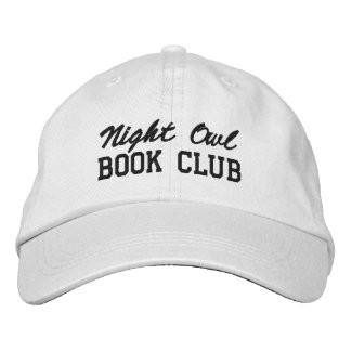 Custom Book Club Name Broderad Keps