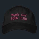 Custom Book Club Name Broderad Keps<br><div class="desc">Show off your love of reading (and your favorite reading crew) with this custom embroidered book club hat! Personalized with your book club name or any custom text, this hat is the perfect blend of cozy, casual, and bookish style. Use Zazzle’s easy design tools to choose your preferred fonts and...</div>