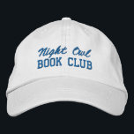 Custom Book Club Name Broderad Keps<br><div class="desc">Show off your love of reading (and your favorite reading crew) with this custom embroidered book club hat! Personalized with your book club name or any custom text, this hat is the perfect blend of cozy, casual, and bookish style. Use Zazzle’s easy design tools to choose your preferred fonts and...</div>