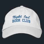 Custom Book Club Name Broderad Keps<br><div class="desc">Show off your love of reading (and your favorite reading crew) with this custom embroidered book club hat! Personalized with your book club name or any custom text, this hat is the perfect blend of cozy, casual, and bookish style. Use Zazzle’s easy design tools to choose your preferred fonts and...</div>