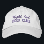 Custom Book Club Name Broderad Keps<br><div class="desc">Show off your love of reading (and your favorite reading crew) with this custom embroidered book club hat! Personalized with your book club name or any custom text, this hat is the perfect blend of cozy, casual, and bookish style. Use Zazzle’s easy design tools to choose your preferred fonts and...</div>