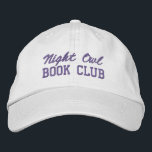 Custom Book Club Name Broderad Keps<br><div class="desc">Show off your love of reading (and your favorite reading crew) with this custom embroidered book club hat! Personalized with your book club name or any custom text, this hat is the perfect blend of cozy, casual, and bookish style. Use Zazzle’s easy design tools to choose your preferred fonts and...</div>