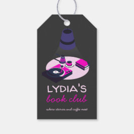 Custom Book Club  Presentetikett