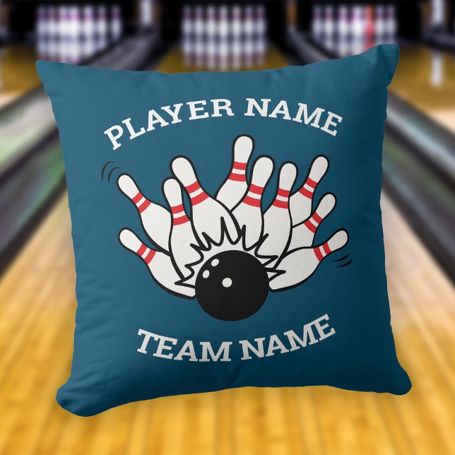 Custom Bowling Team Logo | Personalized Pillow Kudde (Skapare uppladdad)
