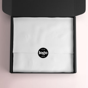 Custom Branded Business Logo Company Packaging Runt Klistermärke