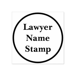 Custom Business Address Stamp  Minimal Round Style Stämpel