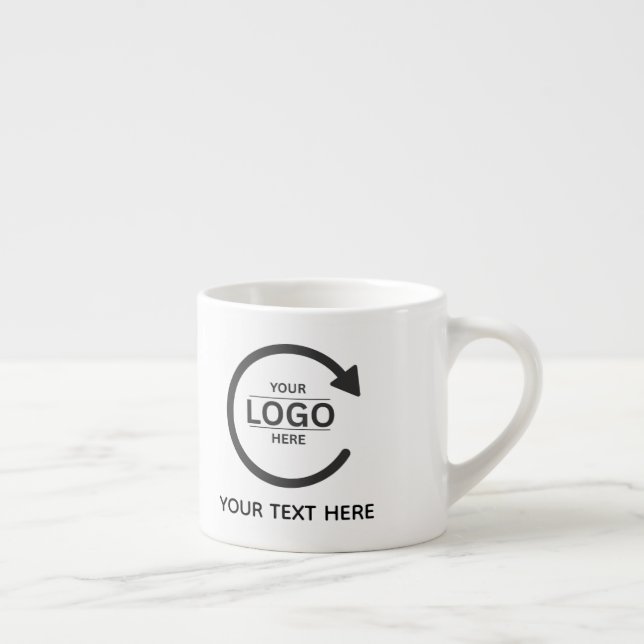 Custom Business Brand Logo Espressomugg (Höger)