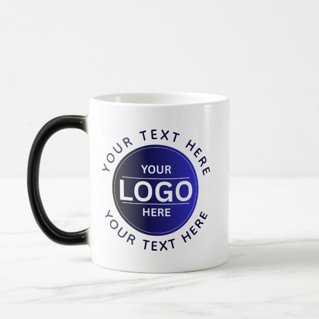 Custom Business Brand Logo Magisk Mugg (Vänster)