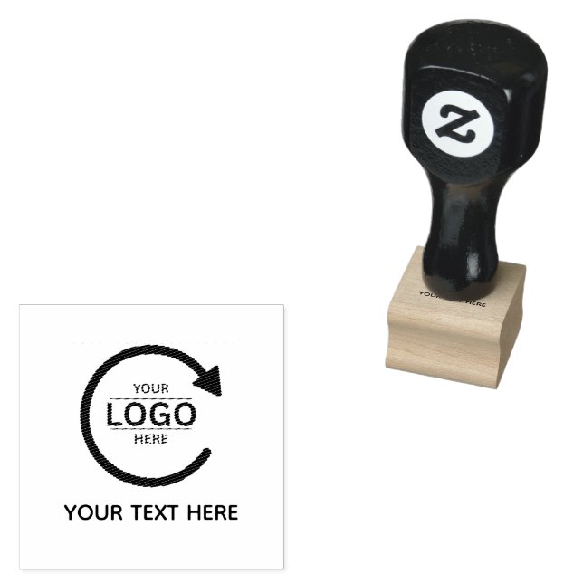 Custom Business Brand Logo Stämpel (Stämplad)