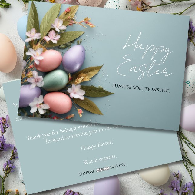 Custom Business Easter Greeting Card  Julkort (Skapare uppladdad)