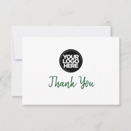 Custom Business Logo And Message Thank You Card Inbjudningar