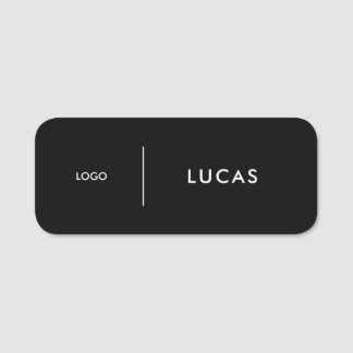 Custom Business Logo Basic Employee Staff Name  Na Namnbricka