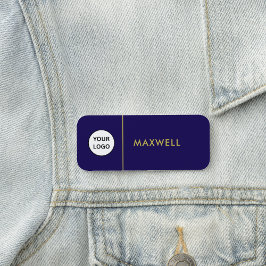 Custom Business Logo | Basic Employee Staff Namnbricka