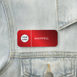 Custom Business Logo | Basic Employee Staff Namnbricka