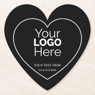 Custom Business Logo Branded Professional Underlägg Papper