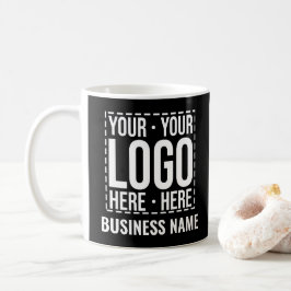 Custom Business Logo Company Personalized Modern Kaffemugg