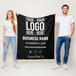 Custom Business Logo Corporate Company Modern Cool Fleecefilt