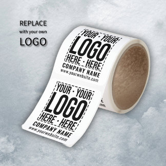 Custom Business Logo Corporate Company Modern Cool Fyrkantigt Klistermärke