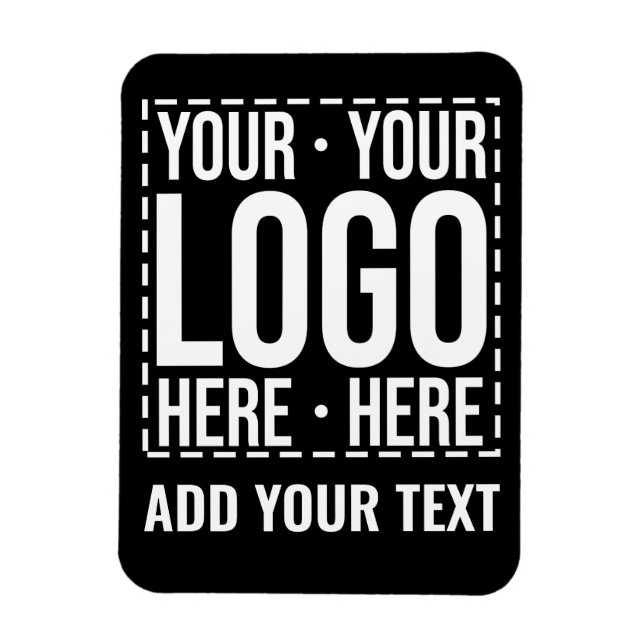 Custom Business Logo Corporate Company Modern Cool Magnet (Vertikal)